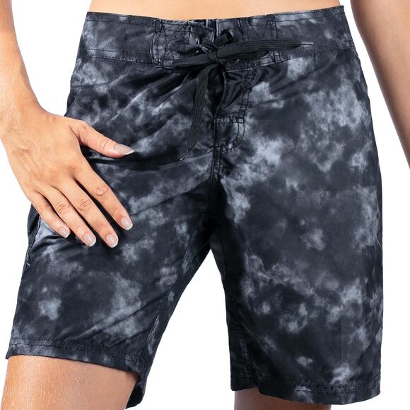 Kanu Surf Women Marina Active Swim Board Short Black Size 10 - Picture 1 of 1